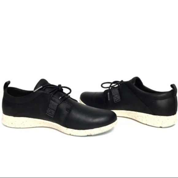 NWT Superfeet Birch Black Leather Casual Career Sneakers Shoes 6 - Picture 6 of 10